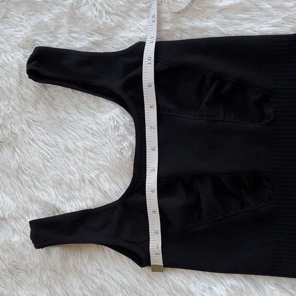 Free People Good Karma Flared Onesie Solid Black - Picture 8 of 13